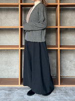 Vlas Blomme / Pure Yak マルチカラー2Wayカーディガン(G.Olive)