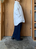 miffew / OVER DOWN SHIRTS（ORANGESTRIPE）