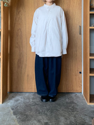 miffew / OVER DOWN SHIRTS（ORANGESTRIPE）