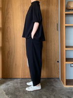 tumugu /  フォーマルシリーズ ステファニーツイルライト パンツ（BLACK）