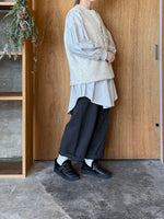 UNIVERSAL TISSU / ナチュラルタイプライター トリプルシャーリングBL ロングスリーブ （グレージュ）