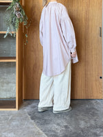 UNIVERSAL TISSU / ナチュラルタイプライター トリプルシャーリングBL ロングスリーブ （スモーキーピンク）