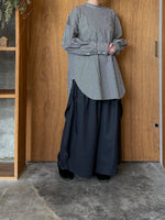 OTOAA / GINGHAM CHECK CRAFTED SHIRT ( BLACK x WHITE )