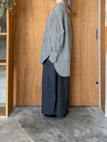 OTOAA / GINGHAM CHECK CRAFTED SHIRT ( BLACK x WHITE )