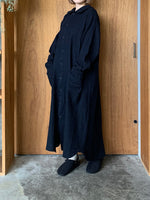 Re arrival!! Vlas Blomme / 縮絨ウール ソフトコート (Navy)