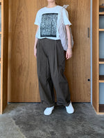 suzuki takayuki / easy pants（khaki brown）