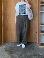 suzuki takayuki / easy pants（khaki brown）