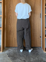 suzuki takayuki / easy pants（khaki brown）