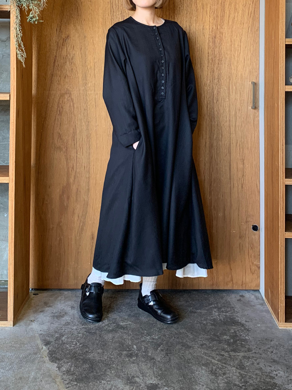 ROBE de PEAU / PRIÈRE ONE PIECE (BLACK)