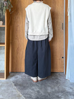 OTOAA / GARMENT DYE SWEAT VEST（BUTTER）