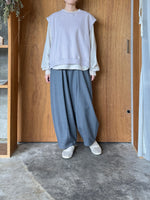 OTOAA / GARMENT DYE SWEAT VEST（WARM GRAY）