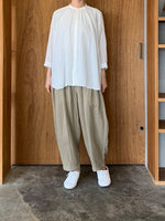 suzuki takayuki / farmer's wide pants（bay leaf）