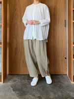 suzuki takayuki / farmer's wide pants（bay leaf）