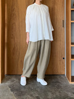 suzuki takayuki / farmer's wide pants（bay leaf）