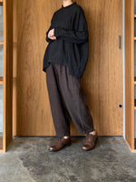 suzuki takayuki / farmer's wide pants（van dyck brown）