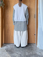 OTOAA / GARMENT DYE SWEAT VEST（WARM GRAY）
