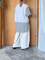 OTOAA / GARMENT DYE SWEAT VEST（WARM GRAY）