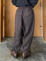 suzuki takayuki / farmer's wide pants（van dyck brown）