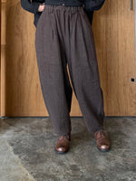 suzuki takayuki / farmer's wide pants（van dyck brown）