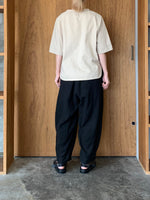 suzuki takayuki / farmer's wide pants（black）