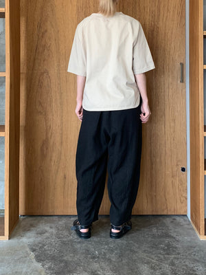 suzuki takayuki / farmer's wide pants（black）