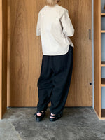 suzuki takayuki / farmer's wide pants（black）