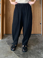 suzuki takayuki / farmer's wide pants（black）