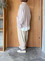 OTOAA / COTTON KNIT CARDIGAN（GREGE）