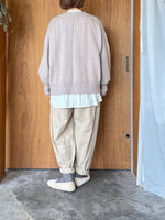 OTOAA / COTTON KNIT CARDIGAN（GREGE）