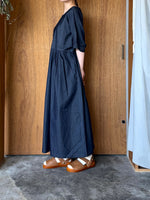 UNIVERSAL SEVEN / 5.4ozデニム 2WAYノーカラーOP (デニム)