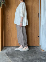 ROBE de PEAU / WRINKLE STRING BLOUSE (OFF NATURAL)