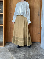 ROBE de PEAU / Swirling Skirt (Olive)