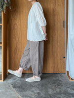 ROBE de PEAU / WRINKLE STRING BLOUSE (OFF NATURAL)