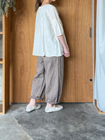 ROBE de PEAU / WRINKLE STRING BLOUSE (OFF NATURAL)