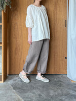 ROBE de PEAU / WRINKLE STRING BLOUSE (OFF NATURAL)
