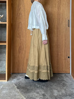 ROBE de PEAU / Swirling Skirt (Olive)