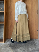 ROBE de PEAU / Swirling Skirt (Olive)