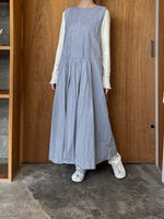 ROBE de PEAU / 4 Way Layered Umbrella Dress (Smoke Sax)