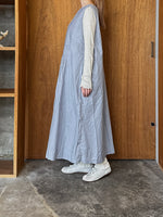 ROBE de PEAU / 4 Way Layered Umbrella Dress (Smoke Sax)