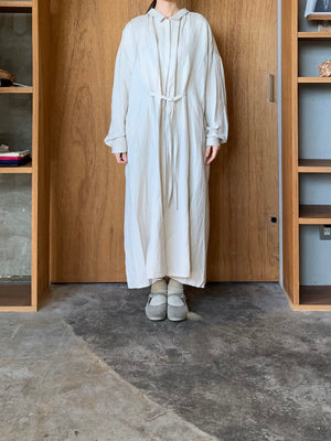 IKKUNA / drawstring shirt dress