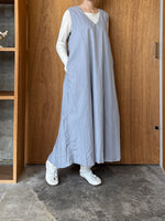 ROBE de PEAU / 4 Way Layered Umbrella Dress (Smoke Sax)