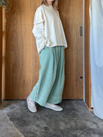 tumugu / ソフトライト帆布 パンツ（MINT）