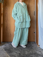 tumugu / ソフトライト帆布 パンツ（MINT）