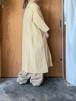 Vlas Blomme / Silk Linen Cotton Vintage Washer ロープドレス (Vintage Ecru)