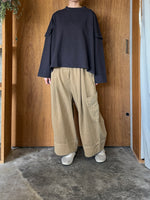 tumugu / ソフトライト帆布 パンツ（BEIGE）