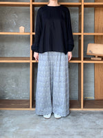 Vlas Blomme / C/L Viyella レース付きブラウス (Black)