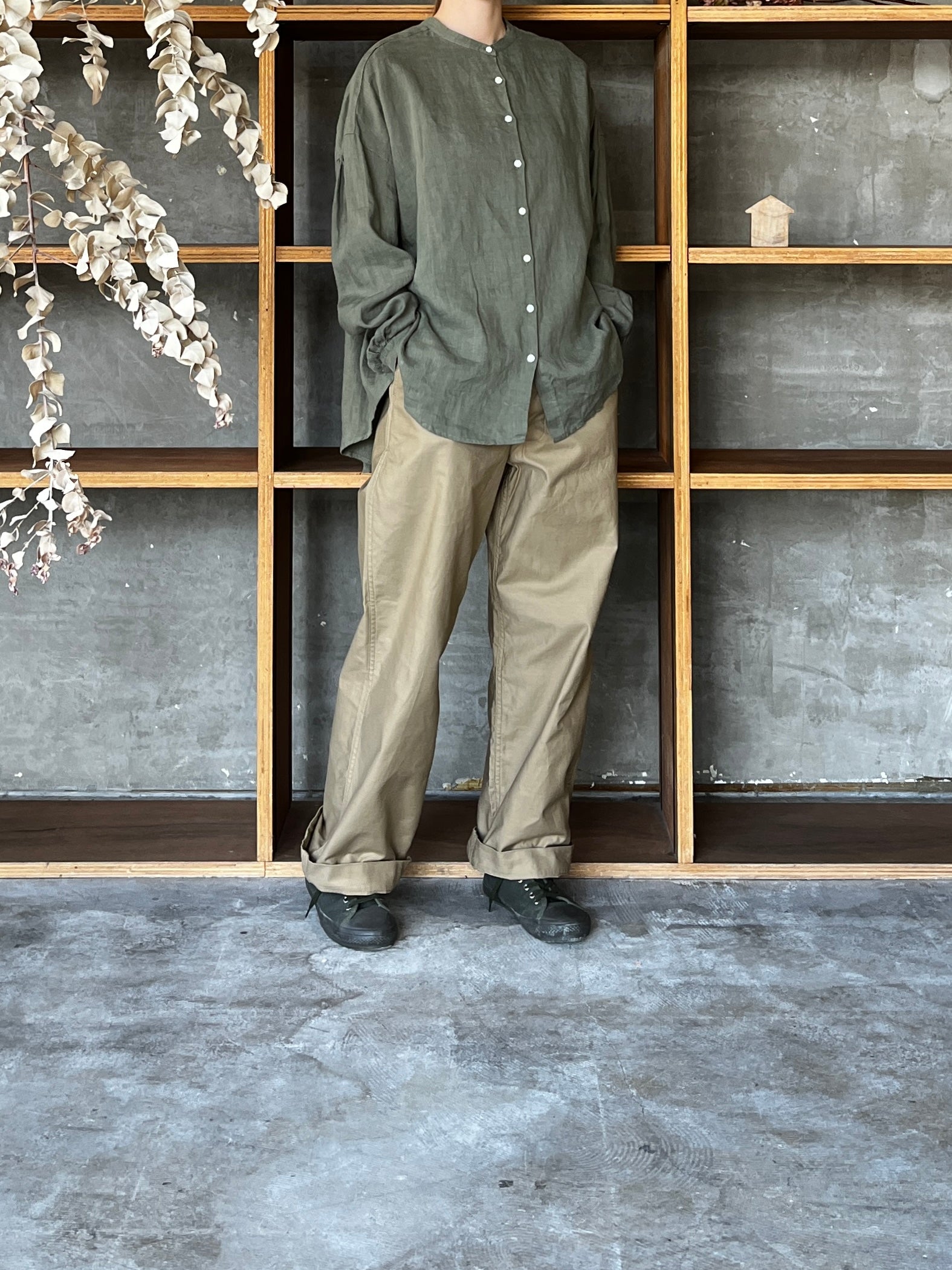 IKKUNA / gathered blouse Ⅱ