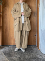 tumugu / ソフトライト帆布 パンツ（BEIGE）