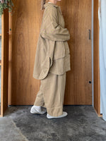 tumugu / ソフトライト帆布 コート（BEIGE）