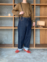 Vlas Blomme / C/L Viyella レース付きブラウス (Olive)